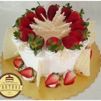 Epres-fehércsokis mousse torta