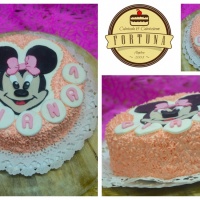 Minnie mouse torta kislánynak (bármilyen ízben)
